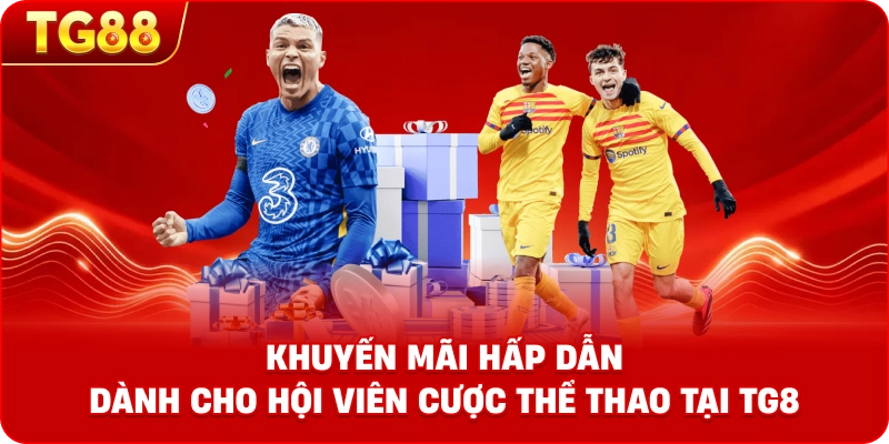 Banner khuyến mãi hấp dẫn dành cho hội viên cược thể thao tại TG88