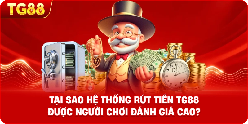 Tại sao hệ thống rút tiền TG88 được người chơi đánh giá cao?